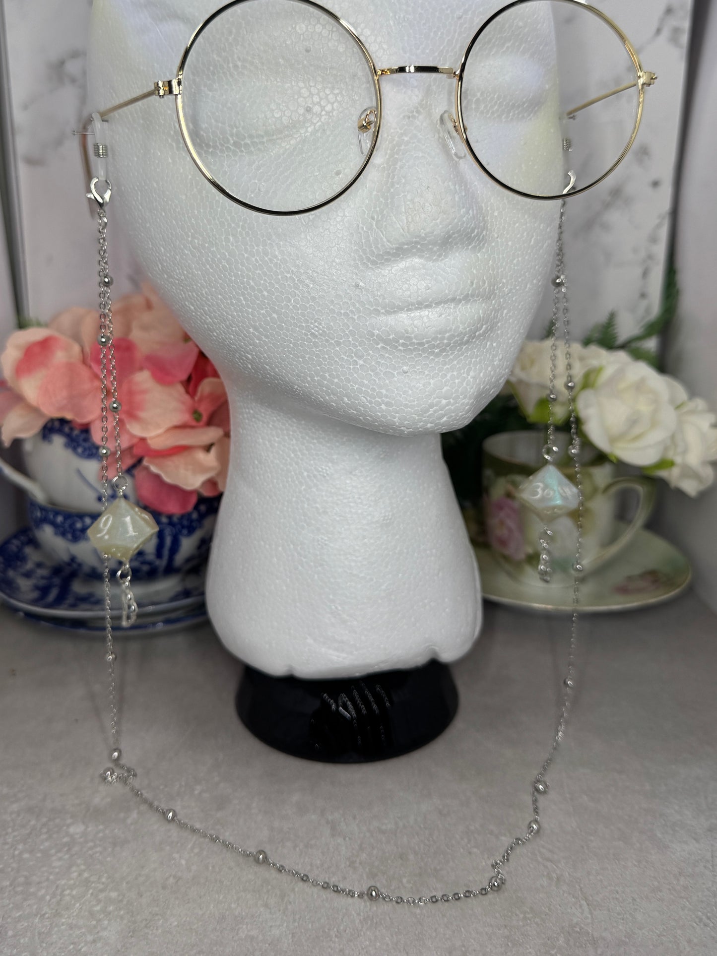 Glasses Chain | Pearl Feather